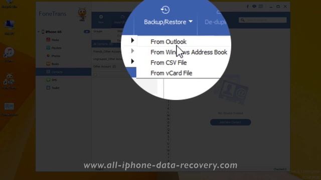 How to Import Contacts from vCard to iPhone 6S Plus, Transfer VCF Files to iPhone 6S смотреть онлайн