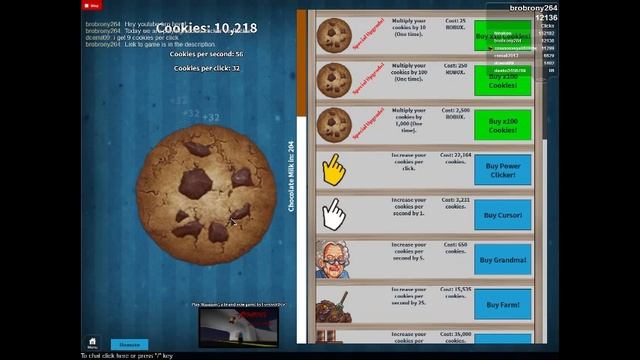 FASTEST CLICKER EVER!!!!! (Cookie Clicker) Roblox. смотреть онлайн