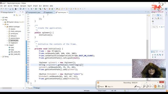 #10 JSpinner in Swing | Component of Swing | Java GUI | Hindi смотреть онлайн