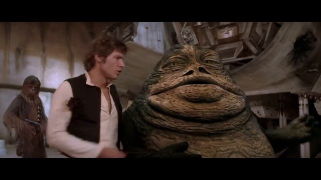 Star Wars A New Hope - Han Solo meets Jabba the Hutt (1080p) смотреть онлайн