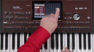 KORG PA700 видео инструкция Часть 5:  KAOSS