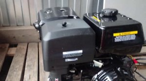 двигатель лончин 15 л.с первый запуск.