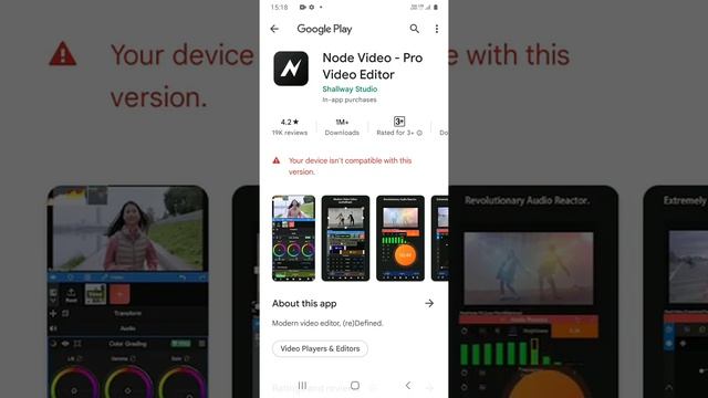 2GB RAM wale phone mein node video kaise download Karen |how to download node video pro editer смотреть онлайн