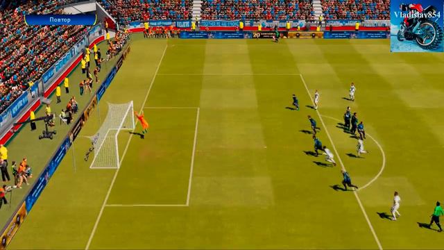 Штрафной удар и красивый гол в девятку & Free kick and a beautiful goal in the top nine смотреть онлайн