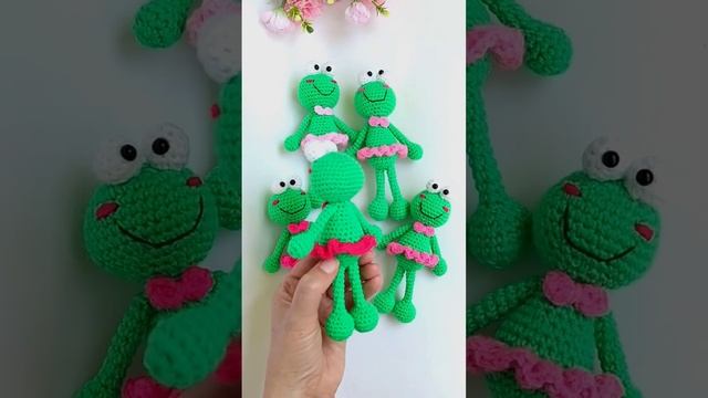 ?Little Crochet Frogs // Маленькие лягушата крючком ?