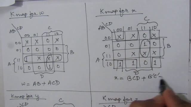 Q. 4.22: Design an excess-3-to-binary decoder using the unused combinations of the code as don’t-ca смотреть онлайн