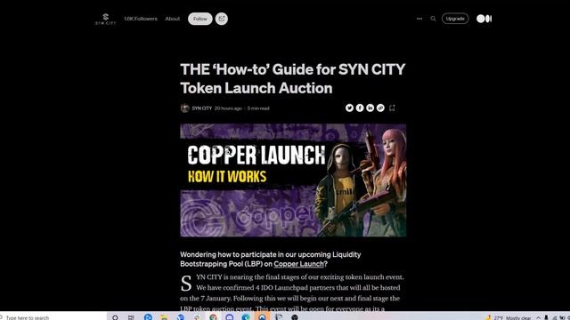 SYN CITY METAVERSE NFT GAME Review | How to Buy Token on IDO? | Play to Earn GTA ? смотреть онлайн