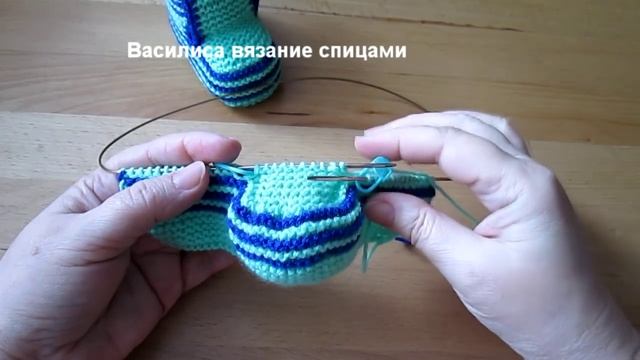 43 Пинетки спицами с ремешком @VasilisaKnitting смотреть онлайн