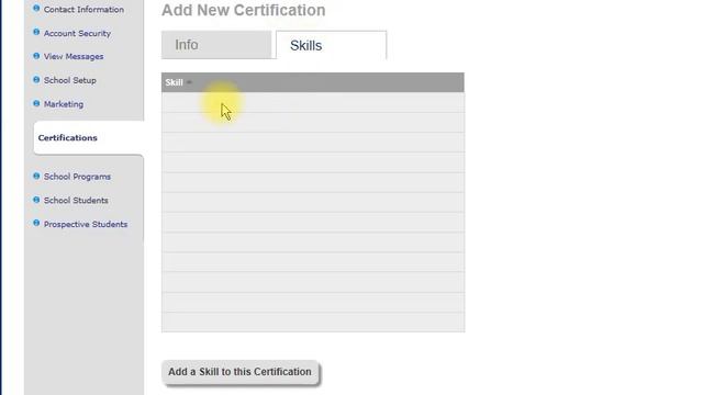 Adding a Certification to the School's Control Panel смотреть онлайн