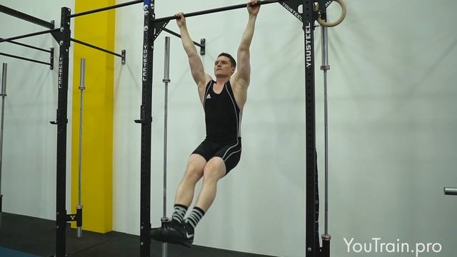 Подъемы ног в висе на перекладине строгие / Strict Toes-To-Bar