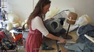 Как сделать голову ростовой кукле Волк | Пошив ростовых кукол | iclowns.ru