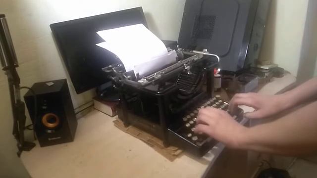 (продано) пишущая печатная машинка 1909 Remington #10 typewriter schreibmaschine смотреть онлайн