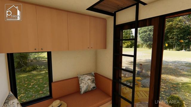 TINY HOUSE DESIGN 3 X 3 METERS | 9sqm. (97sq.ft.) TINYHOUSE TOUR смотреть онлайн
