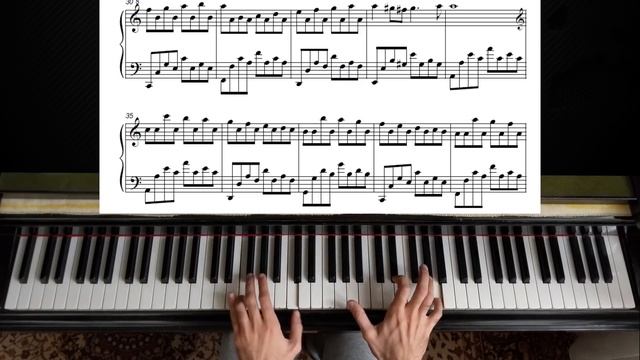Passacaglia - Handel Halvorsen | Piano Tutorial смотреть онлайн