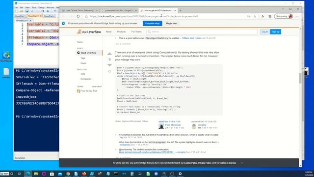 PowerShell Tricks- Get-FileHash, File Hash Command. How to use the basic command+make a basic scrip смотреть онлайн