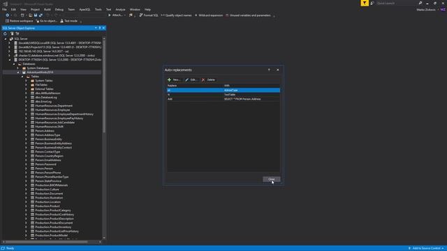 How to create and use SQL code text auto replacements смотреть онлайн