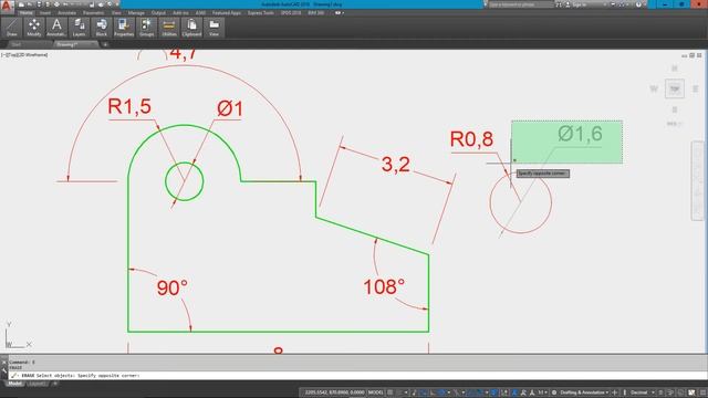 AutoCAD Tutorial Lesson 4-11A Dimension Types (ADVANCED) смотреть онлайн