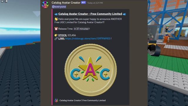 [FREE UGC LIMITED] [123K STOCK] HOW TO GET CATALOG AVATAR CREATOR GOLD COIN ROBLOX. [FREE ITEM] смотреть онлайн