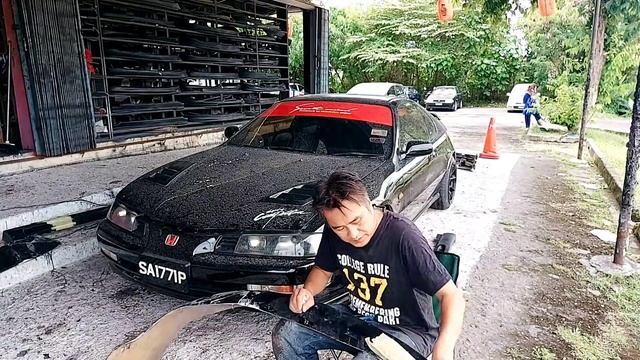 Project Honda Prelude customize design bodykits & widebody full video. смотреть онлайн