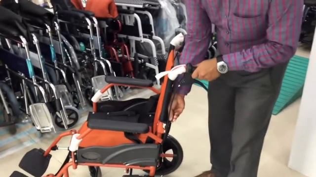 Karma Aurora 5-F12 Folding Premium Wheelchair смотреть онлайн