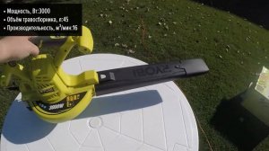 Воздуходувка RYOBI RBV3000CSV