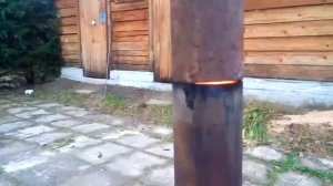 Самая простая горелка на отработанном масле. waste oil burner homemade