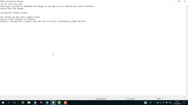 Firebase Setup in android JAVA (Chat App Part 1) смотреть онлайн