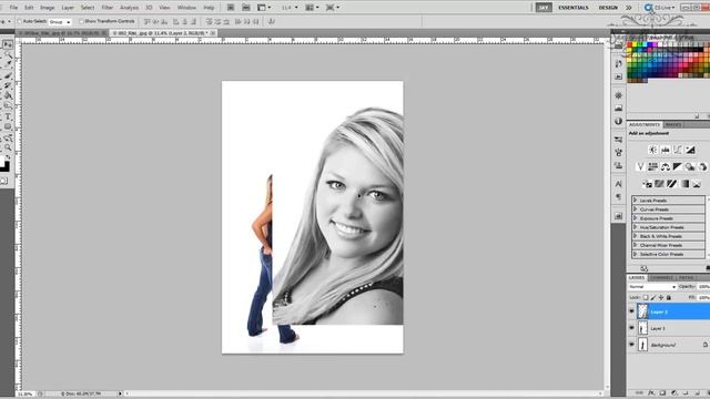 Photoshop Tutorial Multiple Images using Multiply Blending Options смотреть онлайн