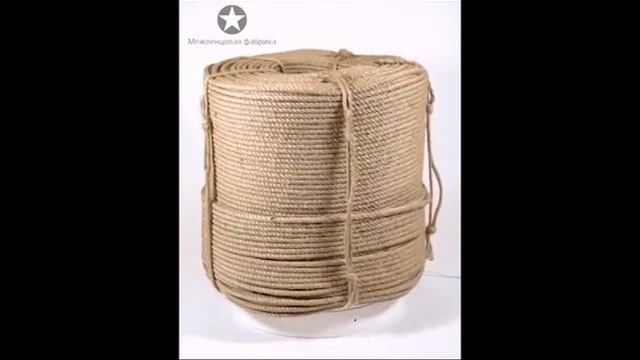 Вот так выглядит настоящий джутовый канат Бангладеш 8 мм смотреть онлайн