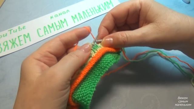 Вязание спицами пинетки #123 смотреть онлайн