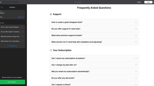 Create an Embeddable FAQ Widget on Elfsight смотреть онлайн
