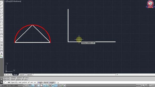 AutoCAD 2D Bangla Tutorial Series Video Class 10 How to use ARC Command смотреть онлайн