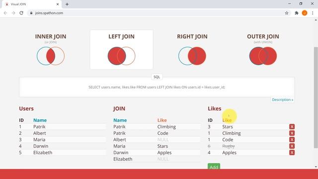 SQL Joins: Difference Between Inner/Left/Right/Outer Joins смотреть онлайн