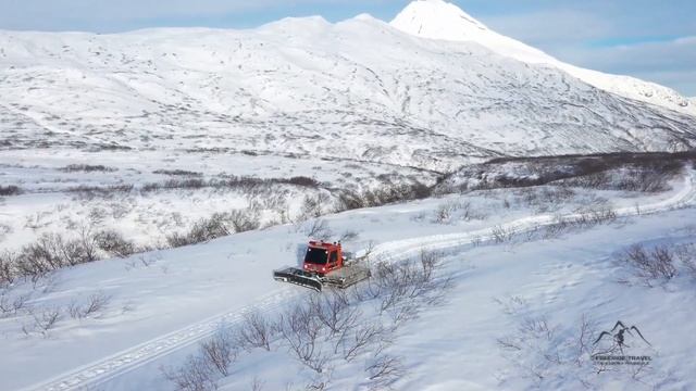 Снежные просторы на Pisten Bully Kamchatka fo catskiing freeride смотреть онлайн