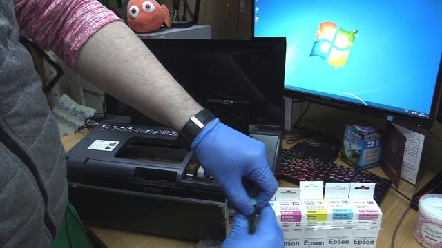 Перезаправляемые картриджи + чернила для принтера Epson Stylus Photo T50. Обзор + тест. Выпуск 214. смотреть онлайн