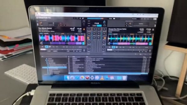 MacBook Pro 2008 + Tractor Pro +Audio A10 + Time Code Vinyl….