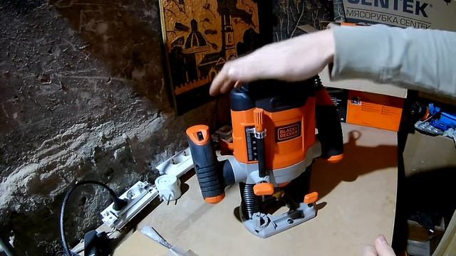Обзор фрезера BLACK+DECKER KW1200E-QS(1200 Вт, глубина 55 мм)! смотреть онлайн