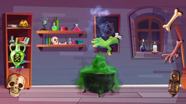 THE WITCHY POTION 🧪💀🍵 Halloween game for KIDS смотреть онлайн