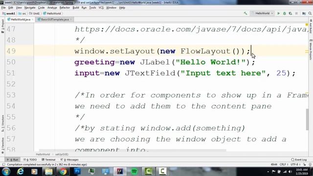 JLabel JFeild Basics смотреть онлайн