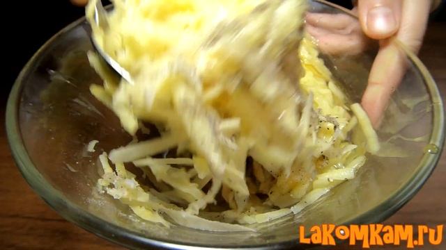 Нежные Яблочные драники (затраты 25 рублей). Рецепт вкусного завтрака смотреть онлайн