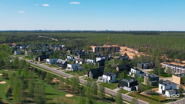 Видеоотчет о ходе строительства ЖК «Зеленая Гавань». Май 2021. смотреть онлайн