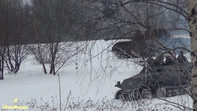 Реконструкция боя 28 панфиловцев на разъезде Дубосеково. 2016 г. смотреть онлайн