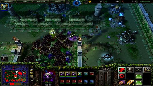 Warcraft 3 - Zemli Boga - Двое против всех(Наги) смотреть онлайн