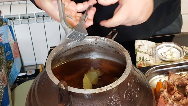 Рецепт Царского Холодца. Говяжий Холодец с Хвостами Бычков как из печи. смотреть онлайн