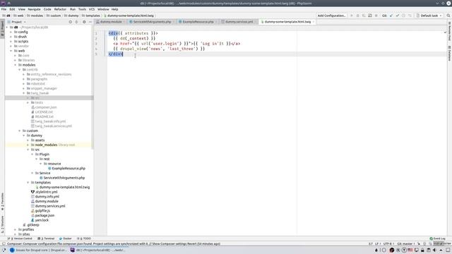 Настройка PhpStorm для работы с Drupal 8 смотреть онлайн