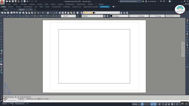 AUTOCAD 2020: Exercice N°1 Format et gabarit .dwt التمرين الأول من برنامج الأوتوكاد ? 2020 смотреть онлайн