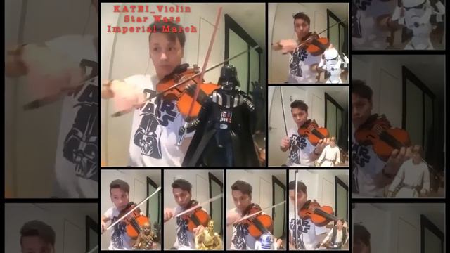 KATEI Rock Violinist - The Imperial March - 1 min Cover смотреть онлайн