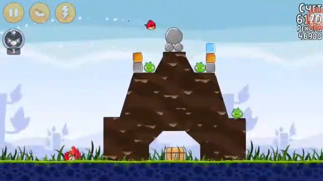 Прохождение игры Angry Birds!(#1) смотреть онлайн