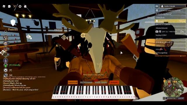 Full BOTW Ganon fight theme on roblox piano/ wild west piano смотреть онлайн