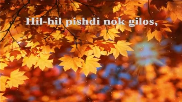 1-sinf | "Kuz" qo'shig'i. N.Ro’zimuhammedov she’ri. S.Abramova musiqasi. #karaoke смотреть онлайн